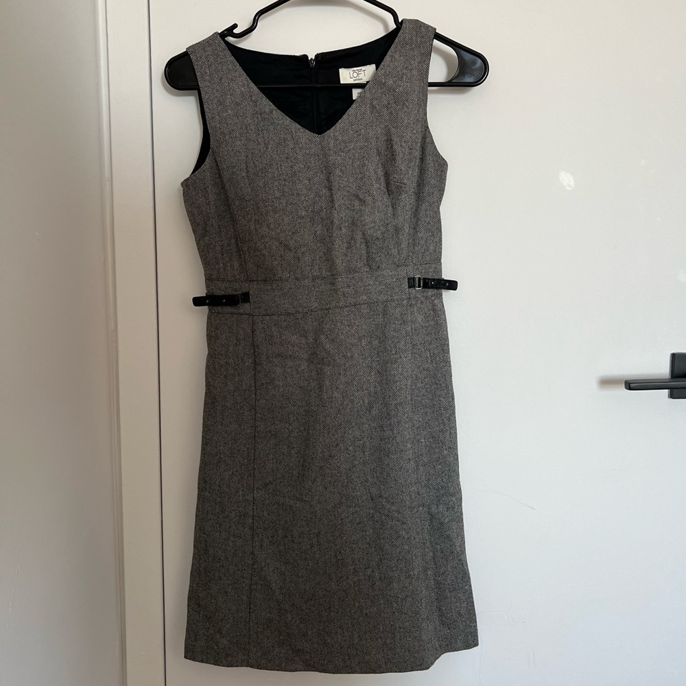 Ann Taylor loft chevron dress
